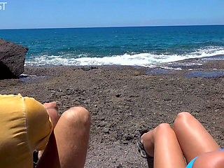 Beach is the best for anal fuck with Bella Modele