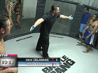 Blonde slut is spreading her legs for a huge dong