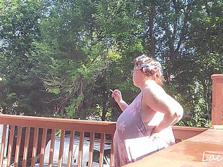 Ma's Smokin' in Curlers