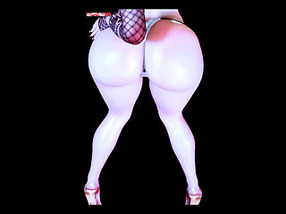 Mesh Queen in Motion- 3D Animation Hentai