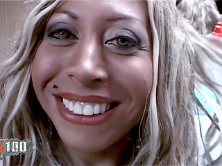 Venus Horny Blonde with Big Tits Venus Stripping