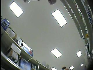 Amateur hidden camera upskirt of women shopping at the store