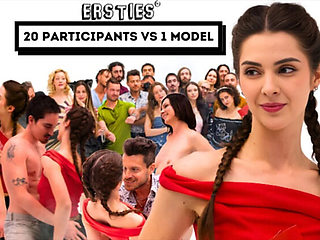 German Amateur Orgy: 20 Girls vs 1 Guy Fuck Fest - My Way Episode 1