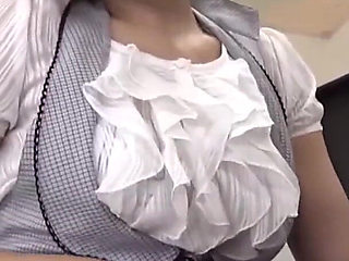 Minami Natsuki - Naughty Pantyhose with a Teasing No-panty Peek - Uncensored - Ep. 2