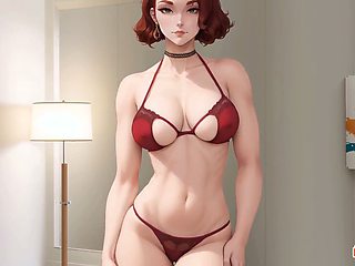 Hotel maid gets into some steamy handjob games in the hotel room