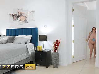 BRAZZERS - Codi Vore Isn't Satiated Just With Her Beau's Wood So She Lets His Roomie Join For A three-way