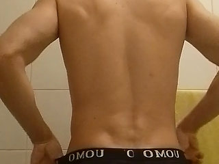 Striptease in the bathroom