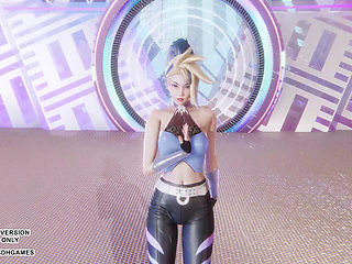 MMD  Aespa - Drama - Akali Sexy Kpop Dance League of Legends Hentai Uncensored 4K 60FPS