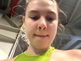 Training and Masturbate in the Gym