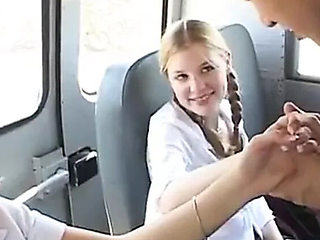 Hot Teen Threesome on Bus - Madison Sins & Tabitha Blue Fuck Hard