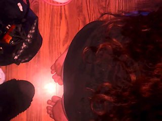 Redhead stepsister frozen in time