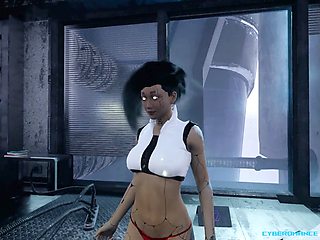 3d girl with, 3d virtual reality, vr 3d