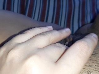 I Masturbate My Innocent Unshaven Pussy While My Parents Are at Work