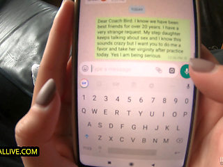 Flexible 18-year-old gymnast cons her coach & stepdad - Mia Split part 1 of 2