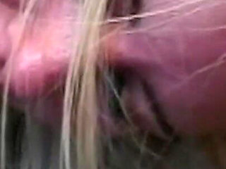 Blonde MILF Gets Her Face Drenched in Cum