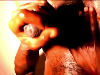 I can't believe he did this! Big black gay big dick amateur BBC cum load 1