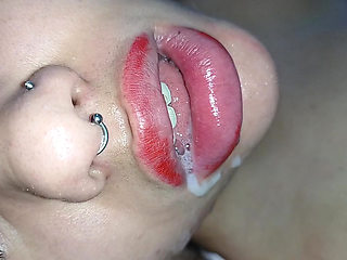 CREAMPIE FOR THE SWEETEST LITTLE MOUTH ON THIS PLATFORM