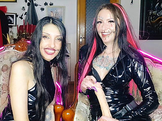 Two Halloween Demons will give you an unforgettable jerk-off instruction: Dominatrix Nika and DarkSpaceSolar.