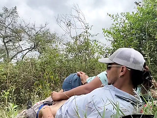 Miaandaxel Hardcore Mountain Fuck - Latina MILF Deep Throat Blowjob Outdoor Sex