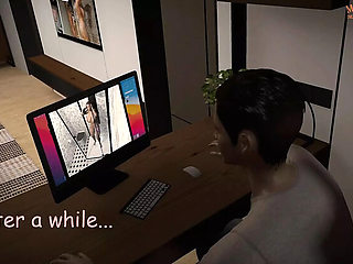 Hot Animated Stepmom Surprise in Shower - 3D Mom Banging Step Son