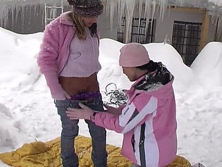 Lesbian Babes From France Are Here to Play in the Snow