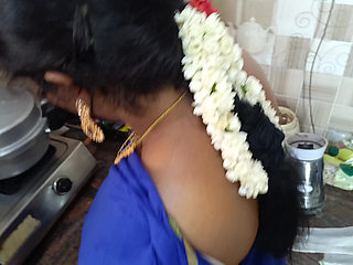 Housewife and maid threesome in kitchen 1