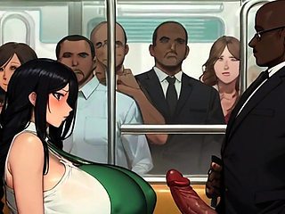 Big Ass Milfs, Big Natural Titty Having Teens, & Exotic Beautiful Women GET FUCKED In Spicy Toons: The Subway 2