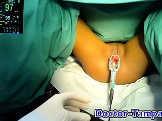 Hot College Girl Gets Wet Exam - Doctor Fingers Shaved Pussy in POV Medical Role Play