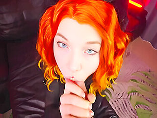 Hard Sex With A Girl In A Cat Costume, Shoved A Huge Dick Down Her Throat