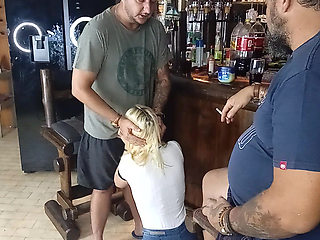 Got Face Fucked by Boyfriend and His Best Friend