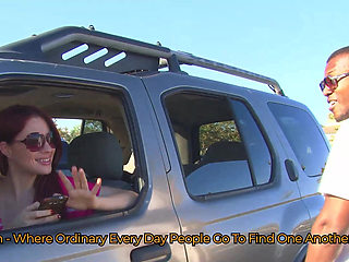 Jessica Ryan's Big Tits Bounce While Taking Black Cock at Her Place (Teens Gone Black)