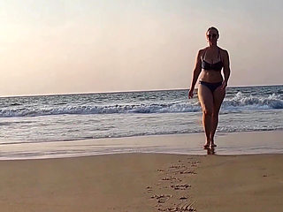 Beautiful Blonde Mature Wife Enjoys Her Day