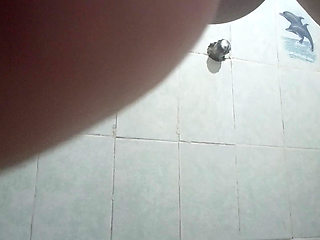 I'm having a great time masturbating in the shower while I'm bathing in nice, warm water