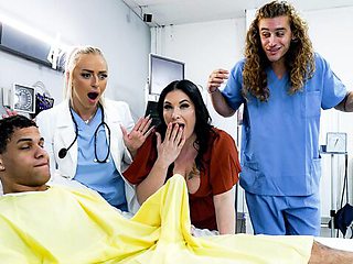 Elana Bunnz and Ivy Mae Lynn are enjoying these massive cocks