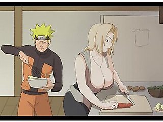 Living With Tsunade V0.1 Full Game With Scenes - Car Toon