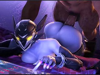 Bald Ass Pussy Ashe Gets Anal Fucked, Thicc Fat Ass Vyse Is Fucked From Behind, Mascara Tracer Sucks Cock