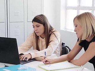 Math is fun when Rae Lil Black distracts her professor