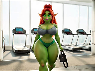 Green Elf's Sexy Gym Day - Workout, Sweat & Cozy Recovery