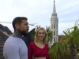 Blonde beauties Matt Bird and Sky Pierce get real in steamy pov action