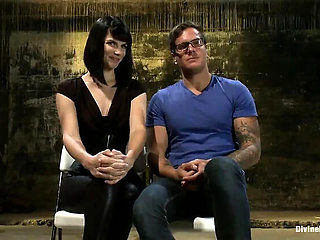 Bobbi Starr & Maitresse Madeline Hard Femdom Pegging - Horny Blowjob Handjob BDSM Submission