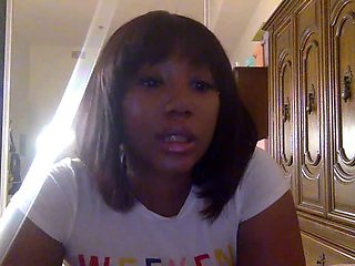 Hot Black Maid Does Some Webcam Black and Ebony