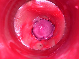 Camera Inside Pussy: Powerfull Cum in Pussy! Best Internal Asmr