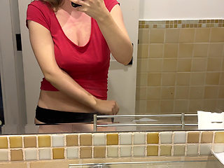 You Can See Her Big Nipples Through Her T-shirt