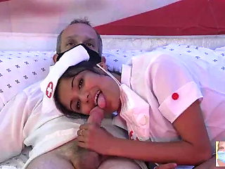 Sexy Nurse Blowjob Examination - Nft
