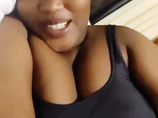 Fat Ebony Girl Has a Big Fat Pussy and She Masturbate