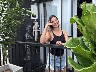 I Seduce My Married Neighbor And Invite Him Over To My House While My Cuckold Husband Is Away, He Fucks My Hairy Pussy! Liatovar