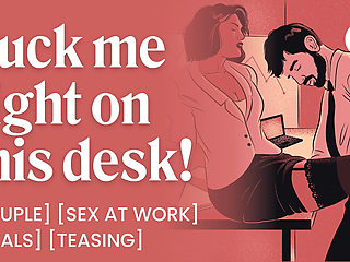 ASMR Audio Porn: Two Work Rivals Fuck Late in the Office - Public Sex, Fingering & Teasing - Erotic Audio Roleplay for Women