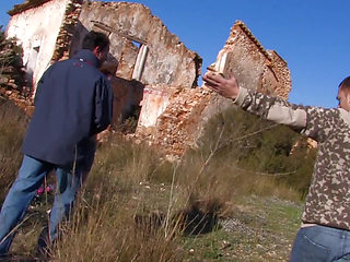 Spanish sluts in sexy outdoor orgy