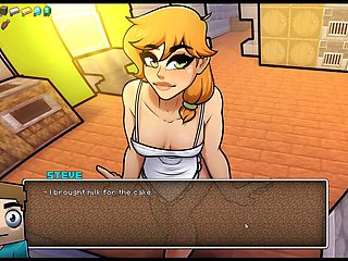 Big booties giving a hand in this wild parody scene