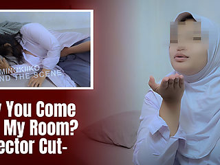 Asian Hijab Girl Surprised by Her Step Brother When I Am Change My Clothes - Minokiiko